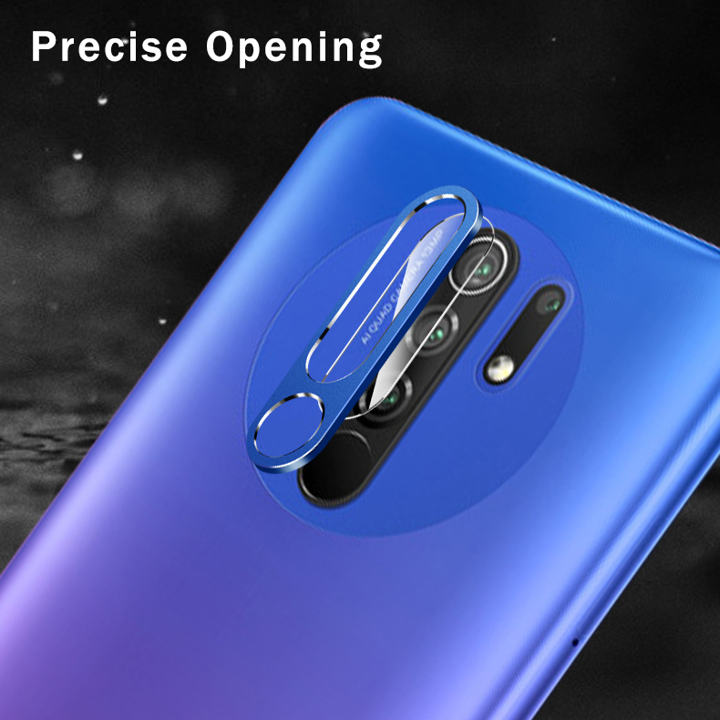 Bakeey-for-Xiaomi-Redmi-9-Anti-Scratch-Aluminum-Alloy-Metal-Circle-Ring--HD-Soft-Tempered-Glass-Rear-1732511-6